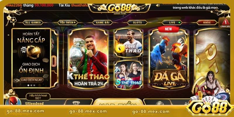Thể thao – Nền tảng cược đa dạng với vô số trận đấu mỗi ngày